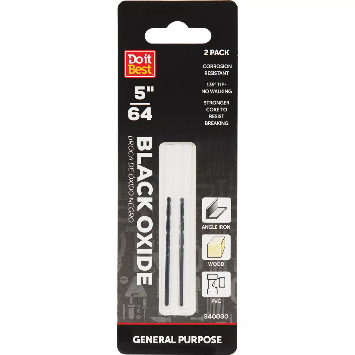 Do it Best 5/64 In. Black Oxide Drill Bit (2-Pack)