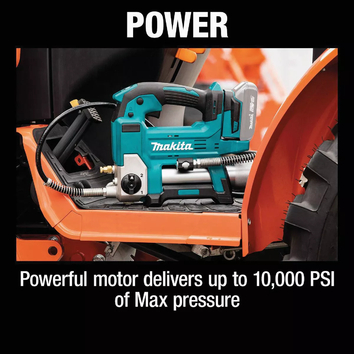 Makita 18V LXT Lithium-Ion Cordless Grease Gun (Tool Only) - photo 2