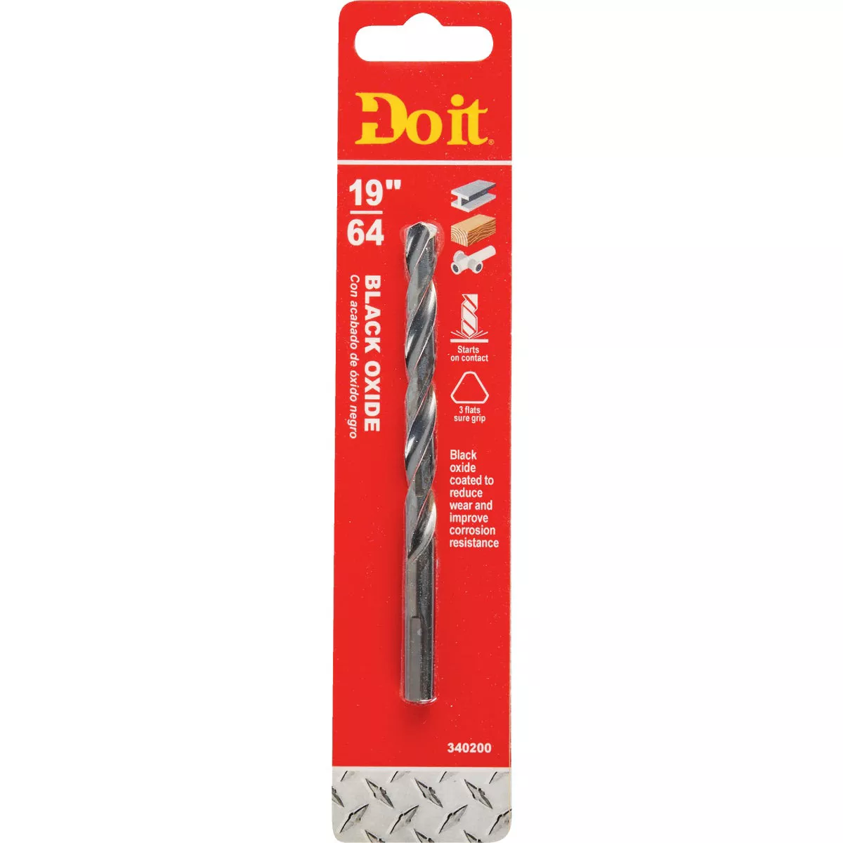 Do it 19/64 In. Black Oxide Drill Bit