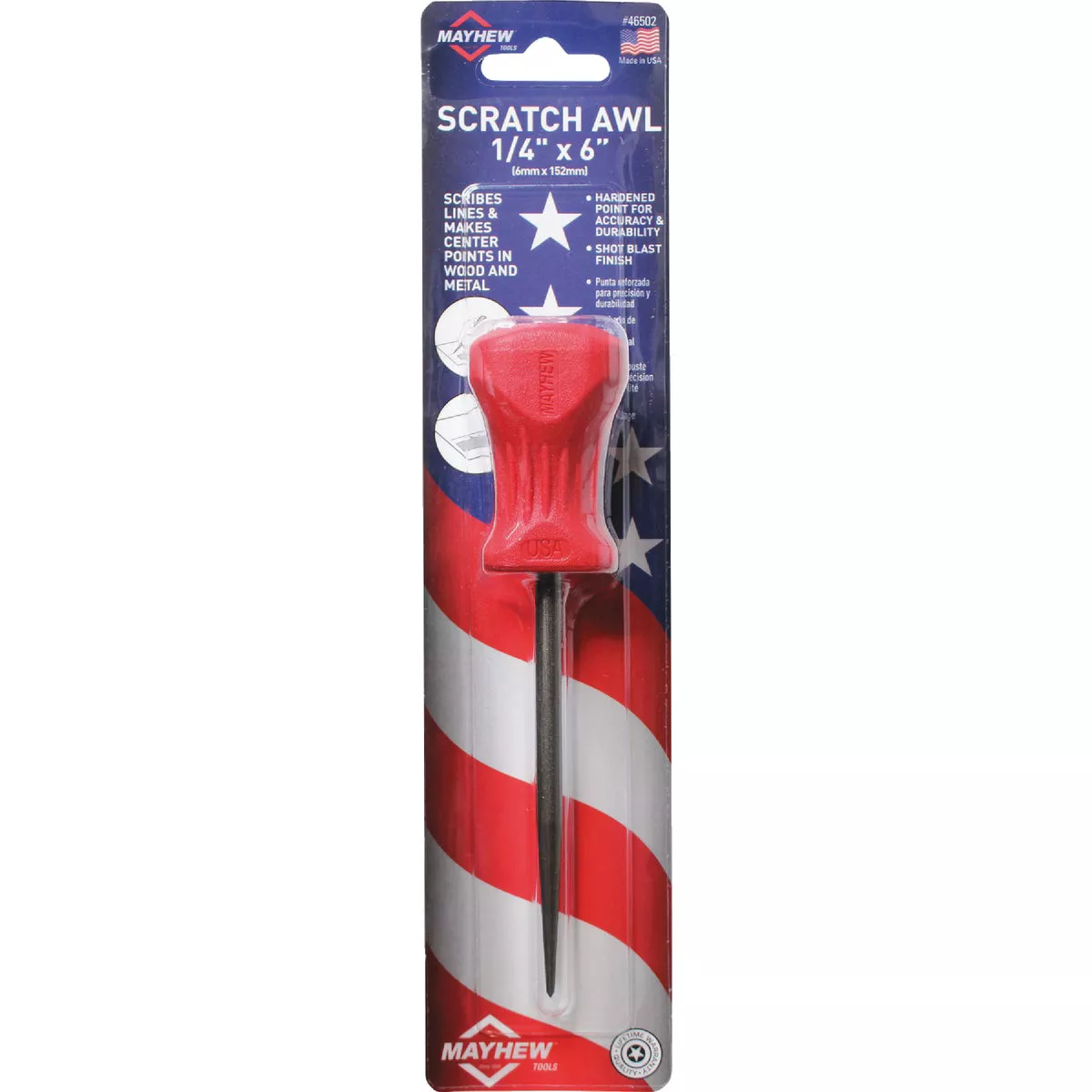 Mayhew Tools 1/4 In. x 5-1/2 In. Scratch Awl - photo 4