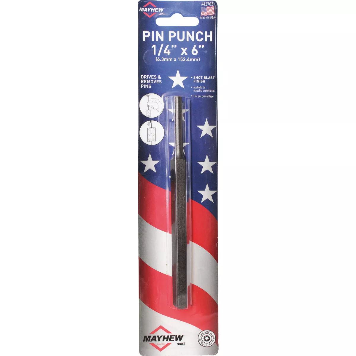 Mayhew Tools 1/4 In. x 6 In. Pin Punch | Do it Best