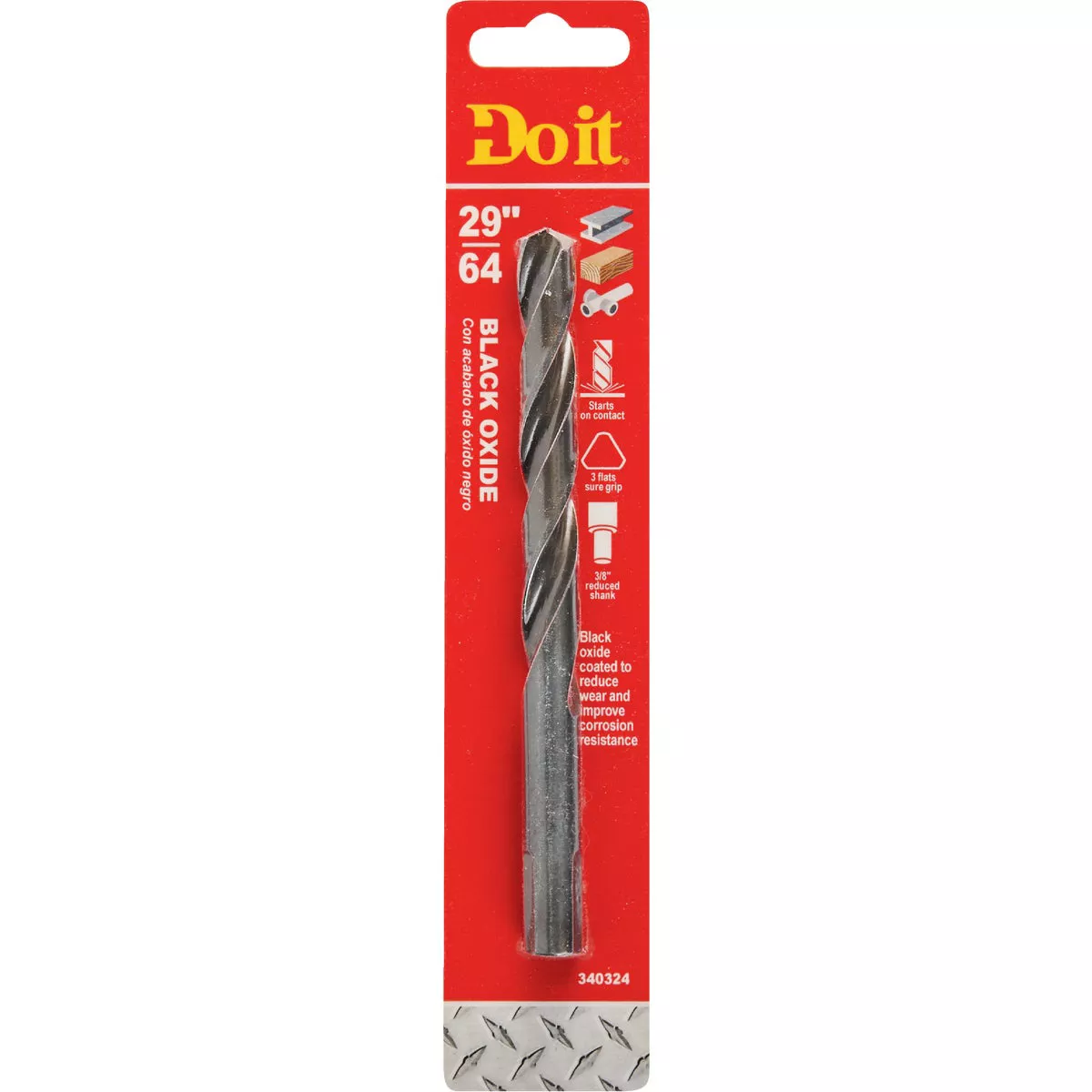 Do it 29/64 In. Black Oxide Drill Bit