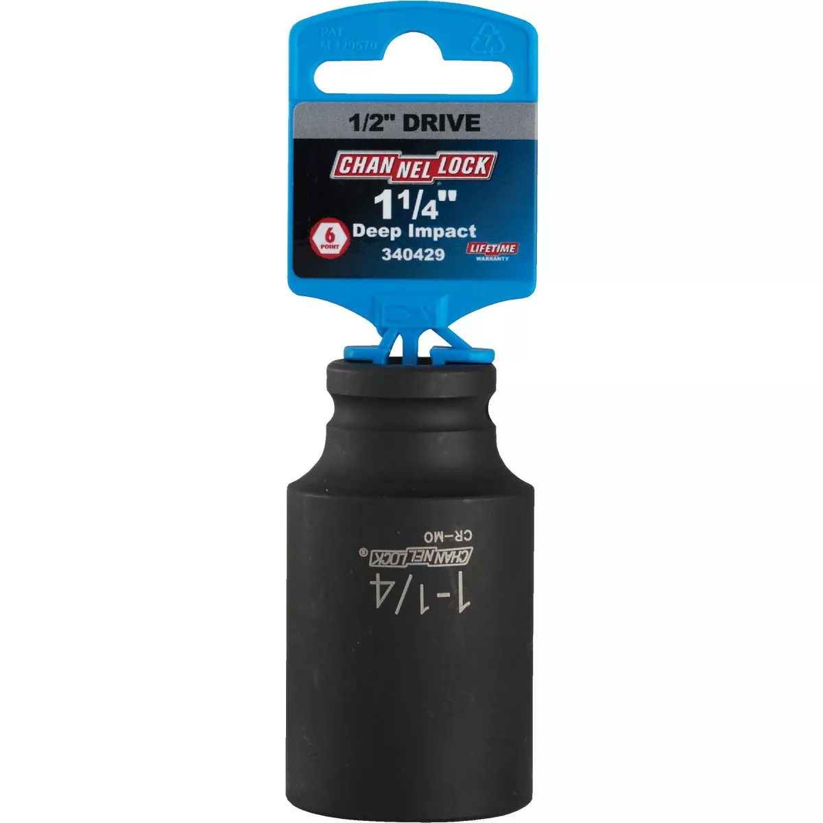 Channellock 1/2 In. Drive 1-1/4 In. 6-Point Deep Standard Impact Socket - photo 2