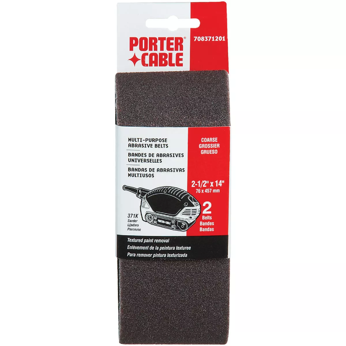 DeWalt 2-1/2 In. x 14 In. 120 Grit General Purpose Sanding Belt (2-Pack) - photo 2