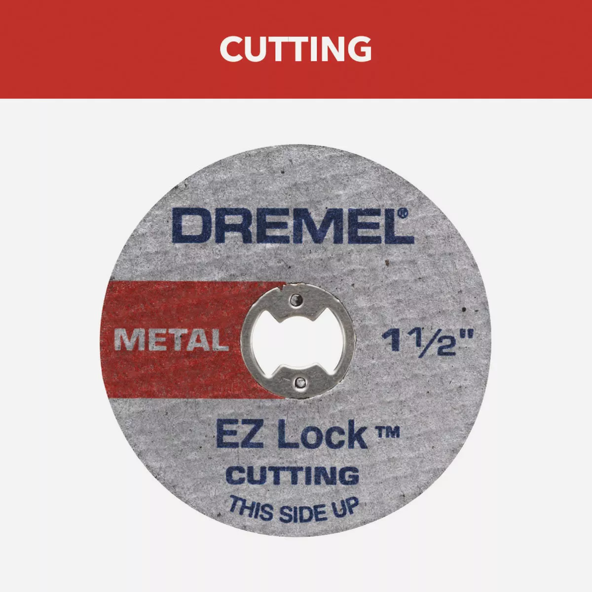 Dremel 1-1/2 In. EZ Lock Metal Cut-Off Wheel, (5-Pack) - photo 3