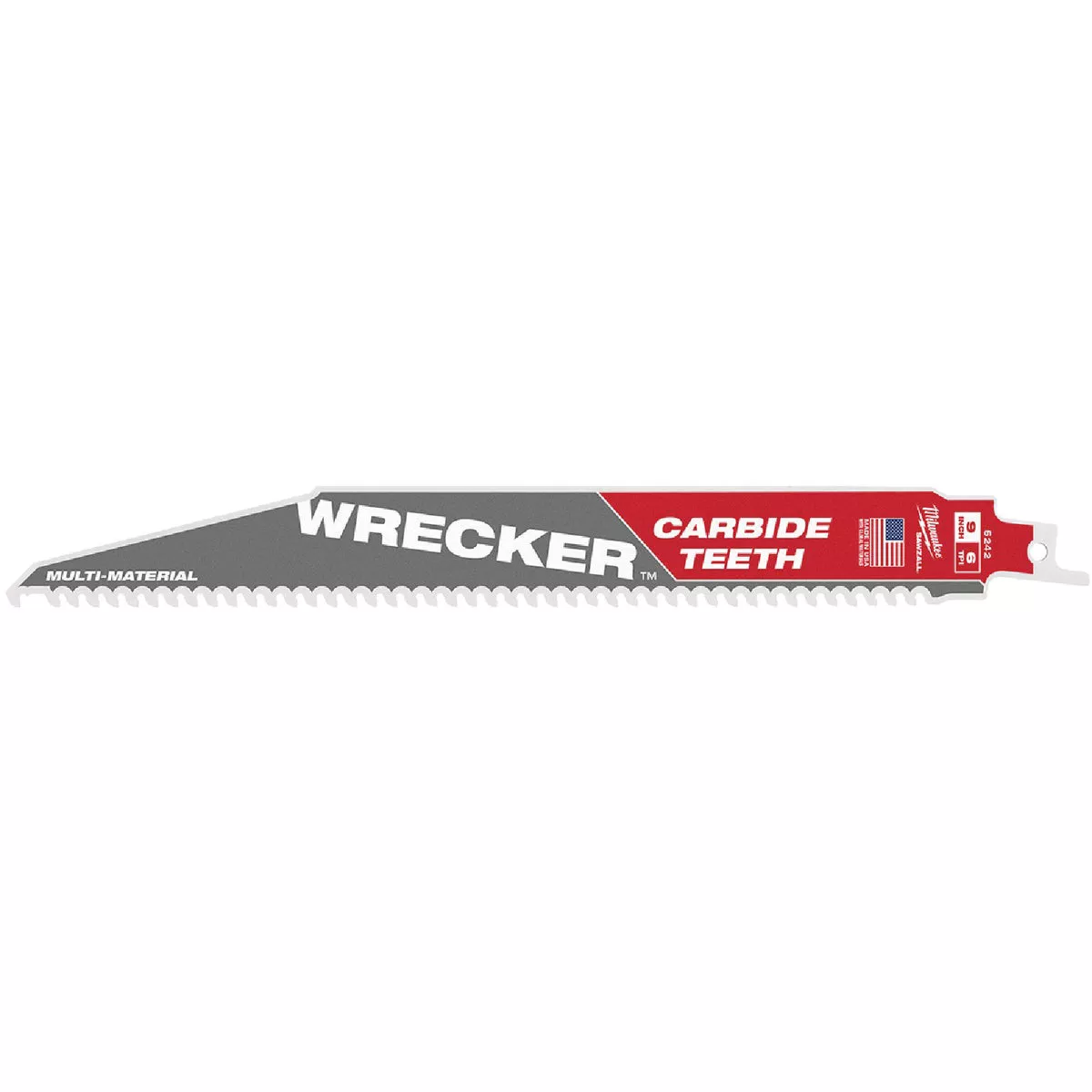 Milwaukee SAWZALL The WRECKER 9 In. 6 TPI Multi-Material Reciprocating Saw Blade