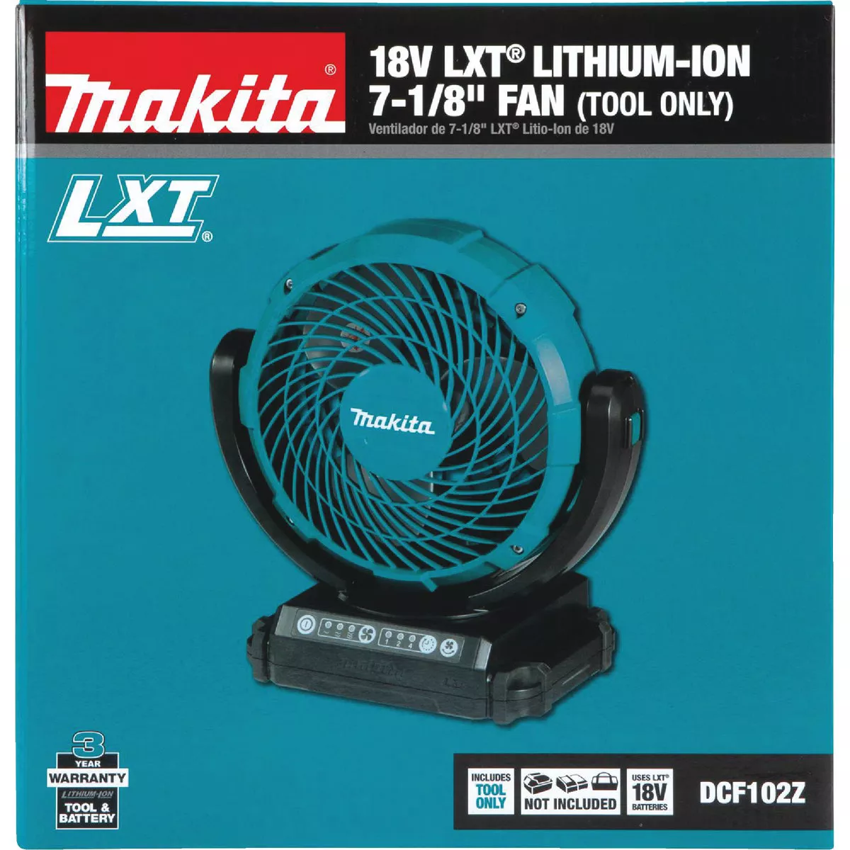 Makita 18V LXT Lithium-Ion 7-1/8 In. Cordless Jobsite Fan (Tool Only) - photo 2