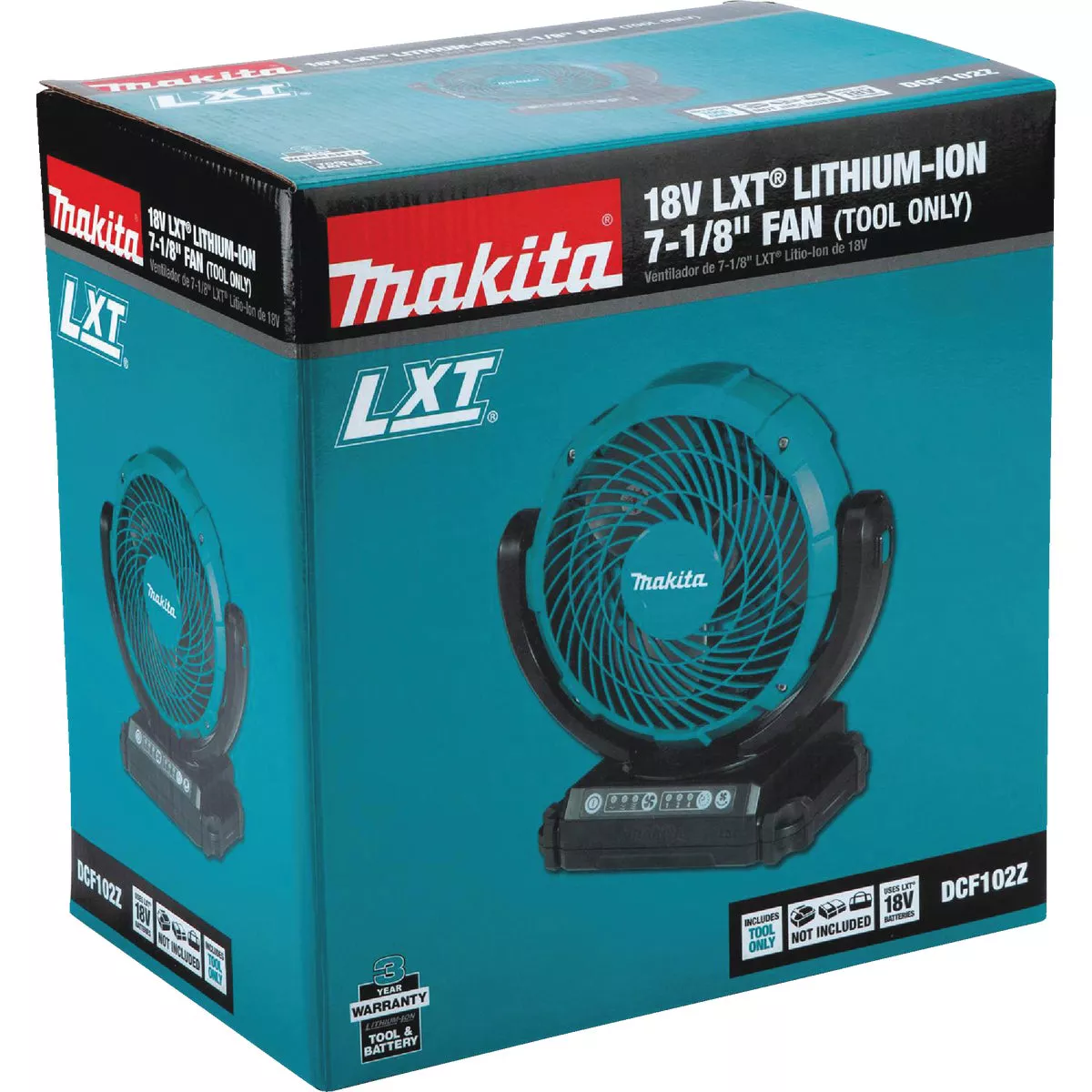 Makita 18V LXT Lithium-Ion 7-1/8 In. Cordless Jobsite Fan (Tool Only) - photo 3
