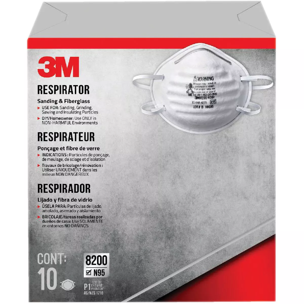 3M N95 Particulate Respirator for Sanding & Fiberglass - photo 2