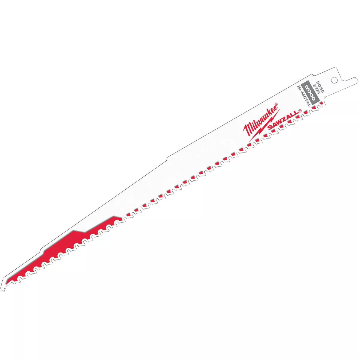 Milwaukee SAWZALL 9 In. 5 TPI Wood Reciprocating Saw Blade (5-Pack)