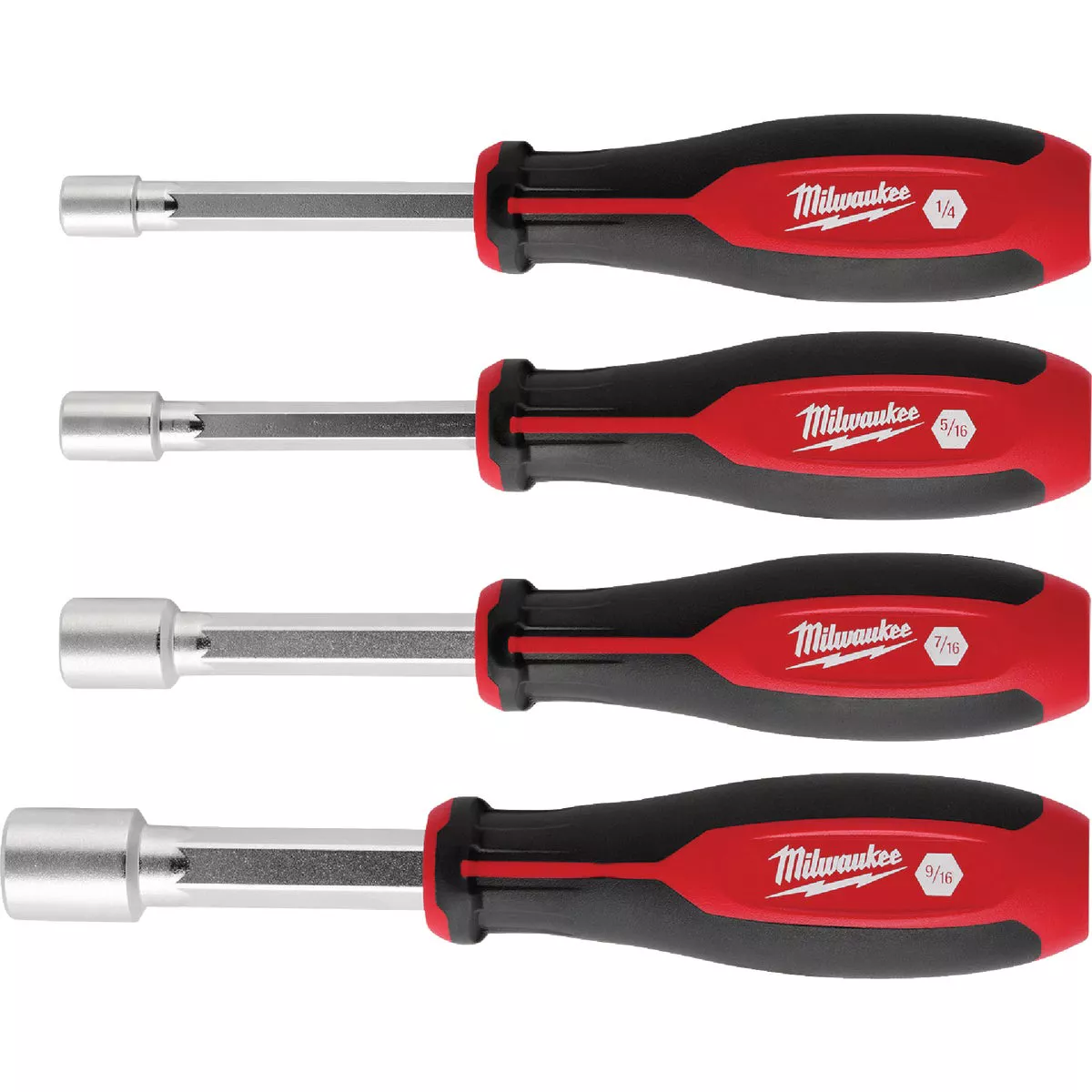 Milwaukee SAE HollowCore Magnetic Nut Driver Set (4-Piece)
