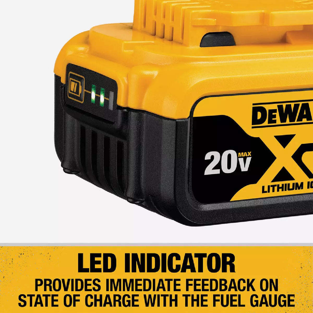 DEWALT 20V MAX XR Premium Lithium-Ion 5.0 Ah Battery Pack & Charger Kit - photo 4