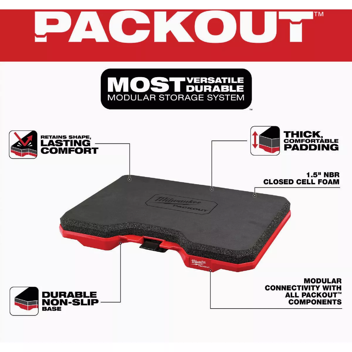 Milwaukee PACKOUT Kneeling Pad - photo 2