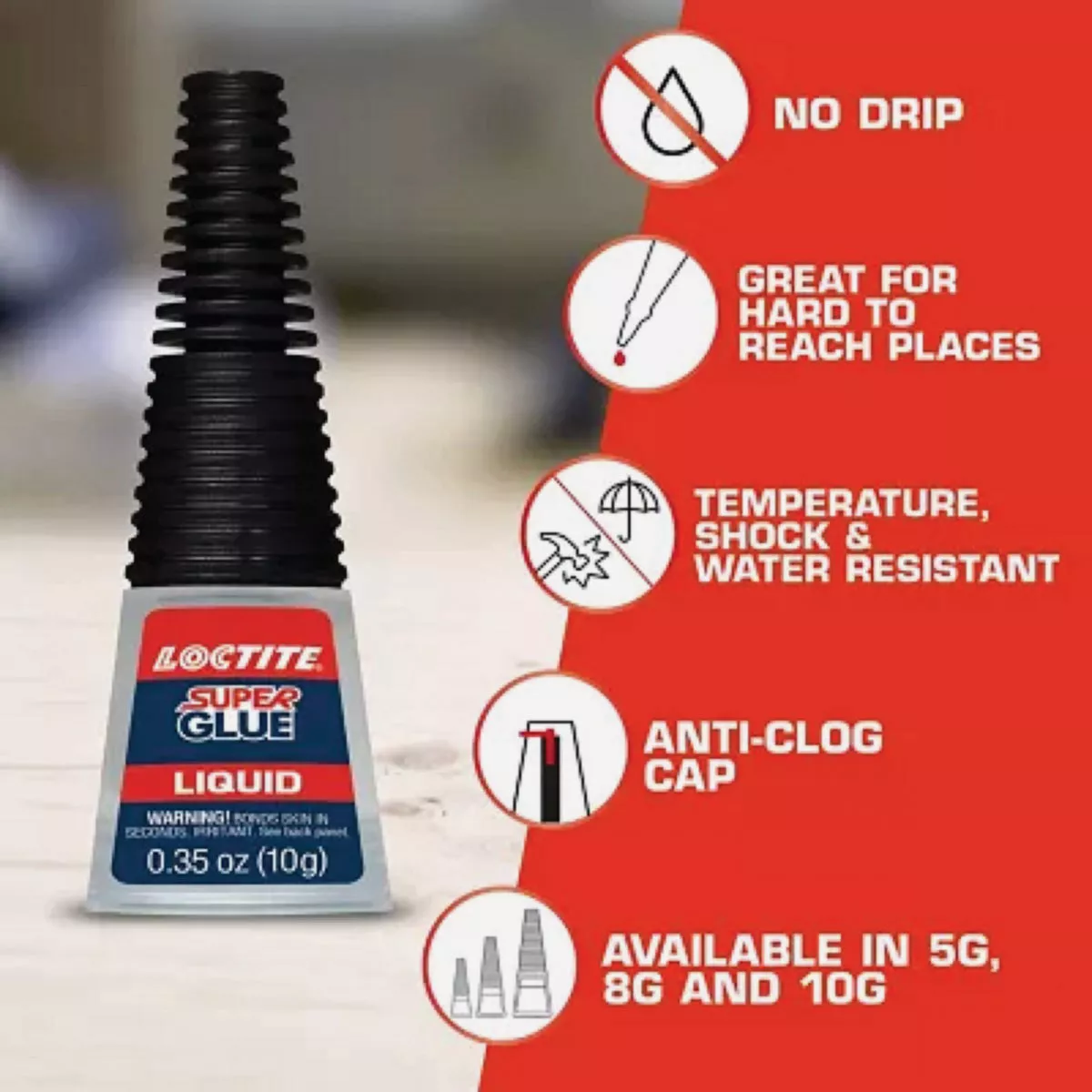 LOCTITE 0.18 Oz. Liquid Super Glue with Longneck Bottle - photo 2