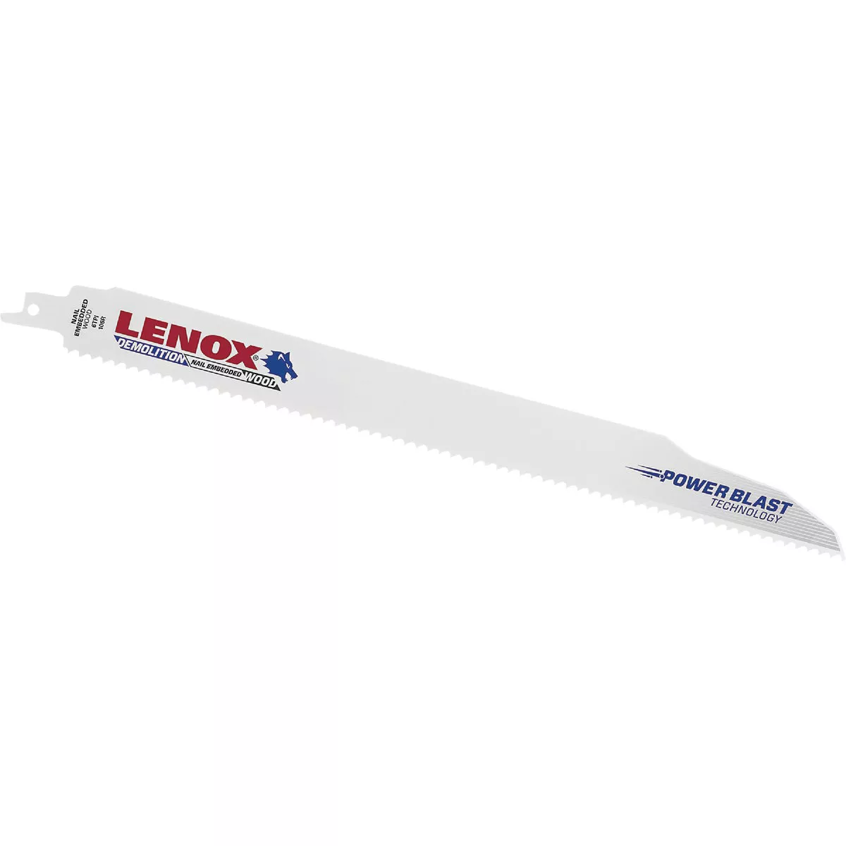 Lenox 12 In. 6 TPI Wood w/Nails Demolition Reciprocating Saw Blade (2-Pack)