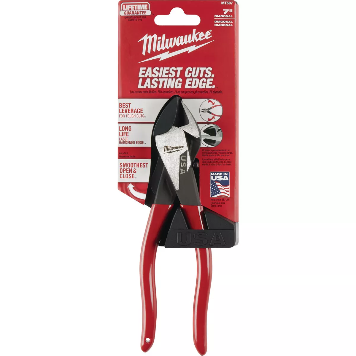 Milwaukee 7 In. Dipped Grip Diagonal Cutting Pliers | True Value Hardware