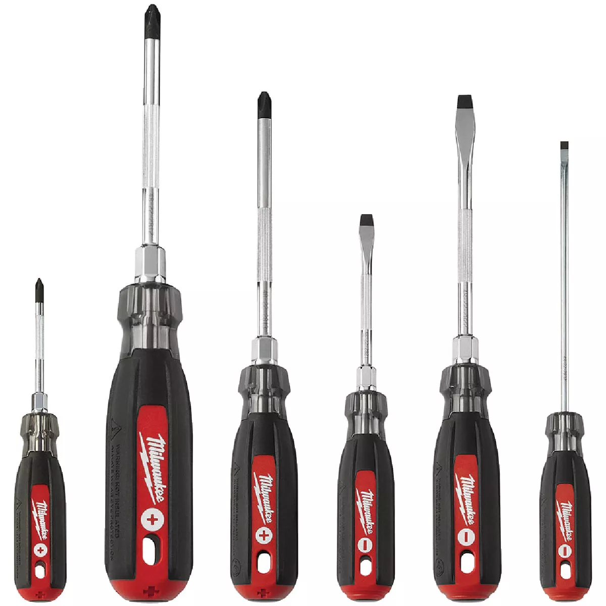 Milwaukee Cushion Grip Screwdriver Set (6-Piece)