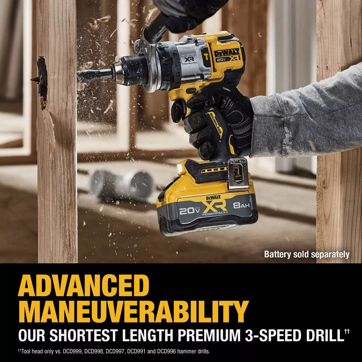 DEWALT 20V MAX XR Brushless 1/2 In. 3-Speed Cordless Hammer Drill (Tool Only) - photo 7