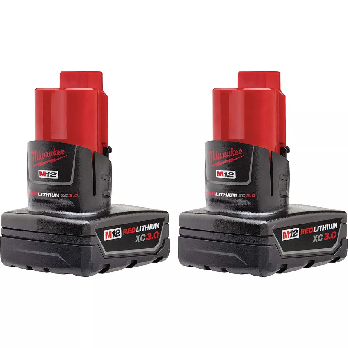 Milwaukee M12 REDLITHIUM Lithium-Ion 3.0 Ah Extended Capacity Battery Pack (2-Pack) - photo 2