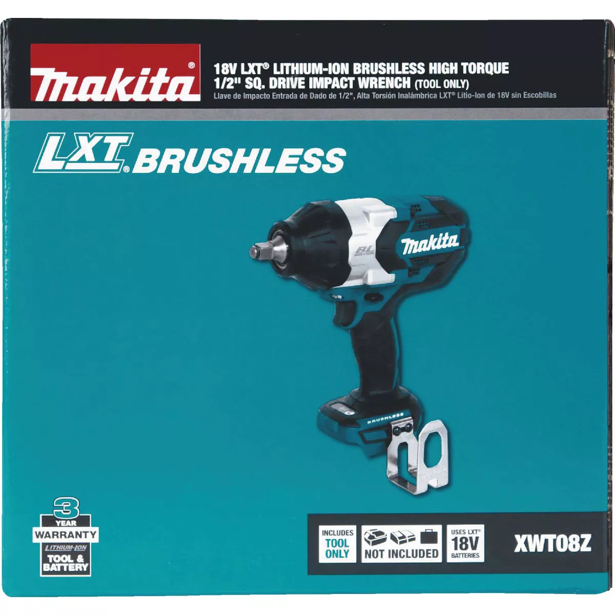 Makita 18V LXT Lithium-Ion Brushless 1/2 In. High-Torque Cordless Impact Wrench (Tool Only) - photo 14