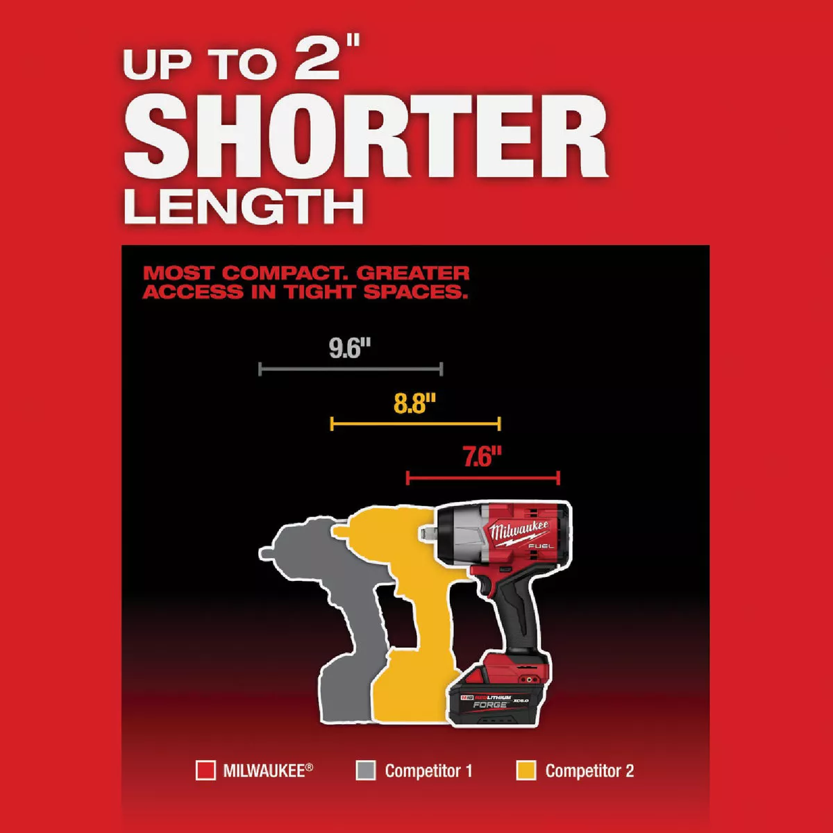 Milwaukee M18 FUEL Brushless 1/2 In. High Torque Cordless Impact Wrench with Friction Ring (Tool Only) - photo 9