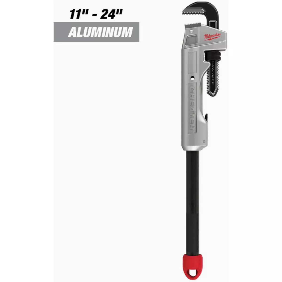 Milwaukee Cheater 11 In. to 24 In. Aluminum Adaptable Pipe Wrench - photo 2