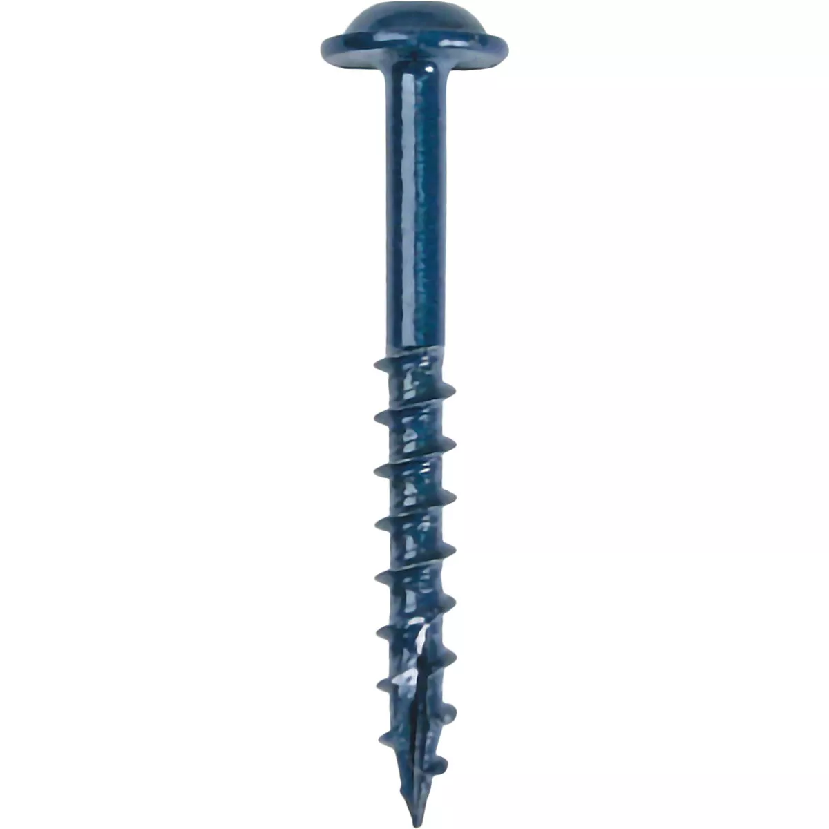 Kreg Blue-Kote #7 x 1-1/4 In. Square Coarse Thread Maxi-Loc Head Pocket-Hole Screw (100 Ct.)