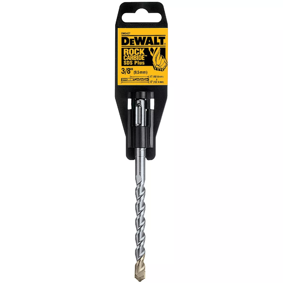 DEWALT SDS-Plus 3/8 In. x 6 In. 2-Cutter Rotary Hammer Drill Bit - photo 2