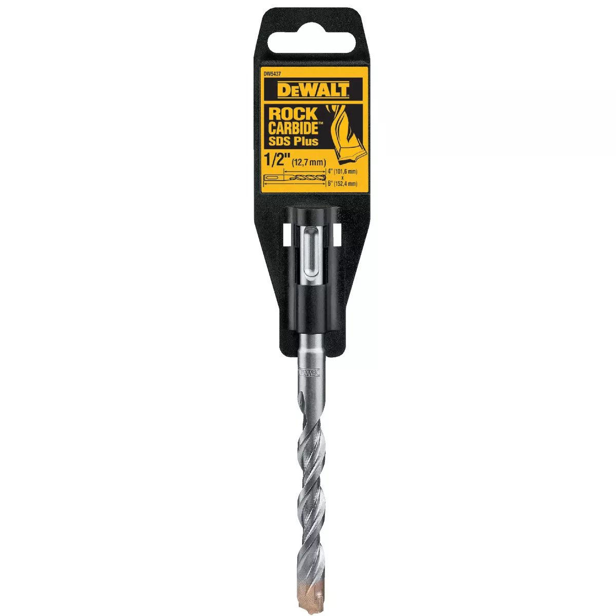 DEWALT SDS-Plus 1/2 In. x 6 In. 2-Cutter Rotary Hammer Drill Bit - photo 5