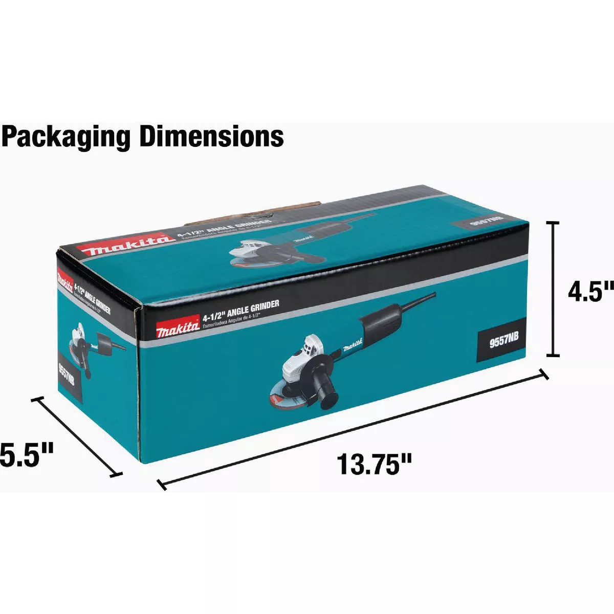 Makita 4-1/2 In. 7.5-Amp Angle Grinder with Lock-On - photo 9