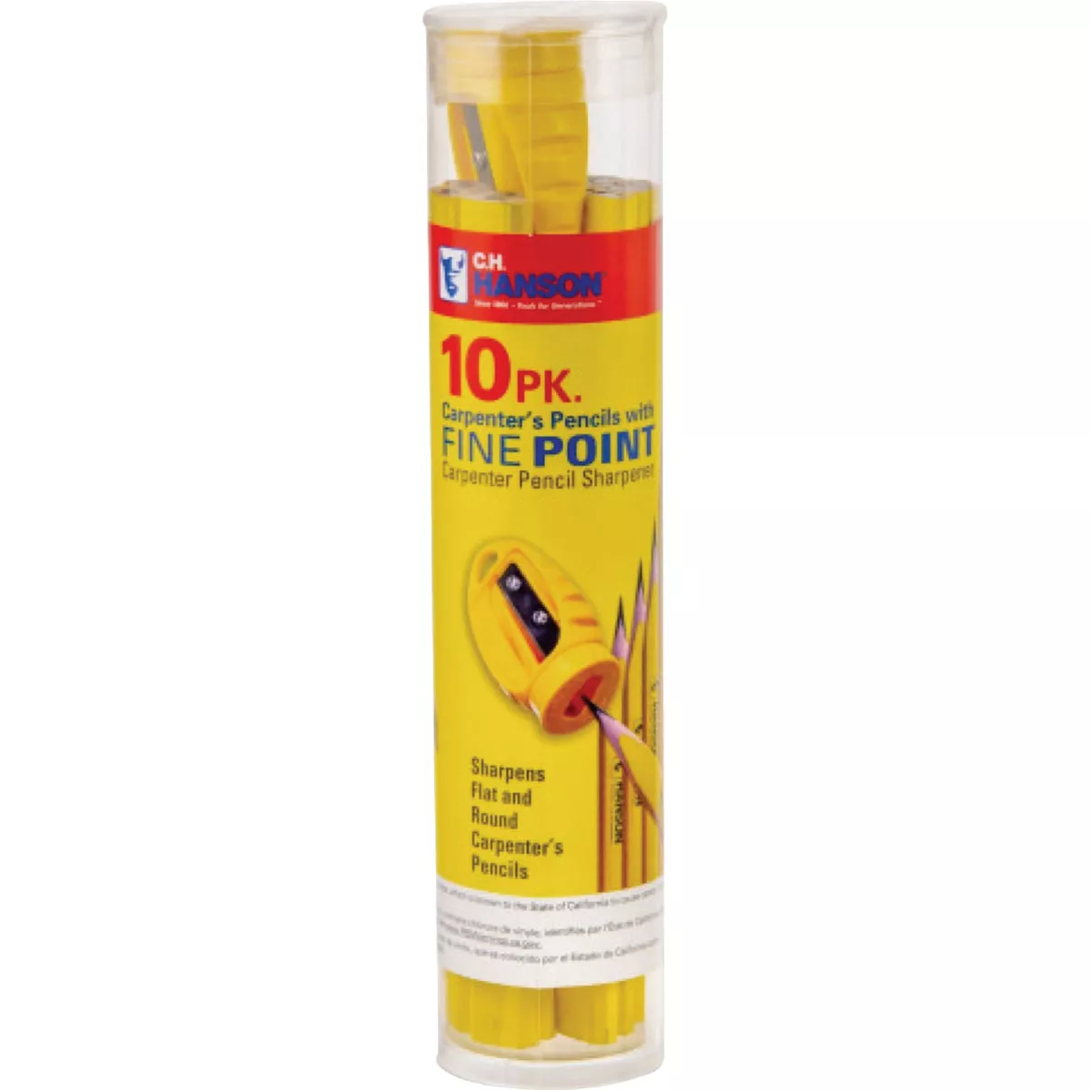 C.H. Hanson Carpenter Pencil (10-Pack) with (1) Sharpener - photo 2