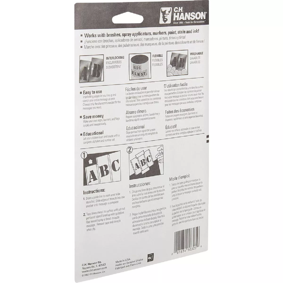 C.H. Hanson 2 In. Letter Stencil Set (32 Piece) | Do it Best