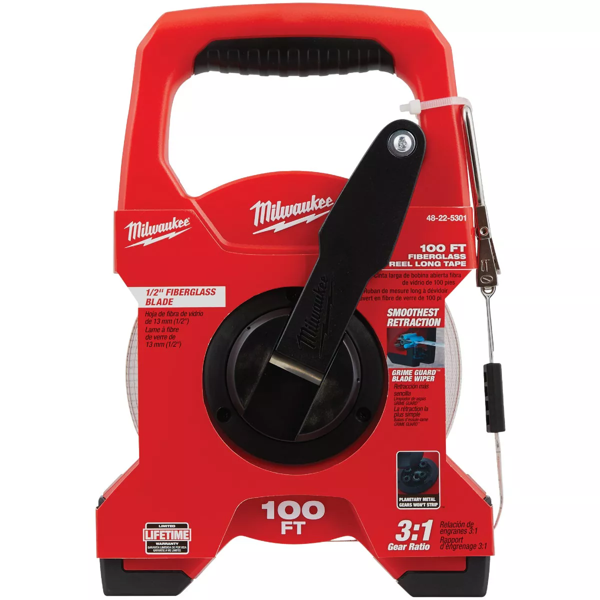 Milwaukee 100 Ft. Fiberglass Open Reel Tape - photo 2