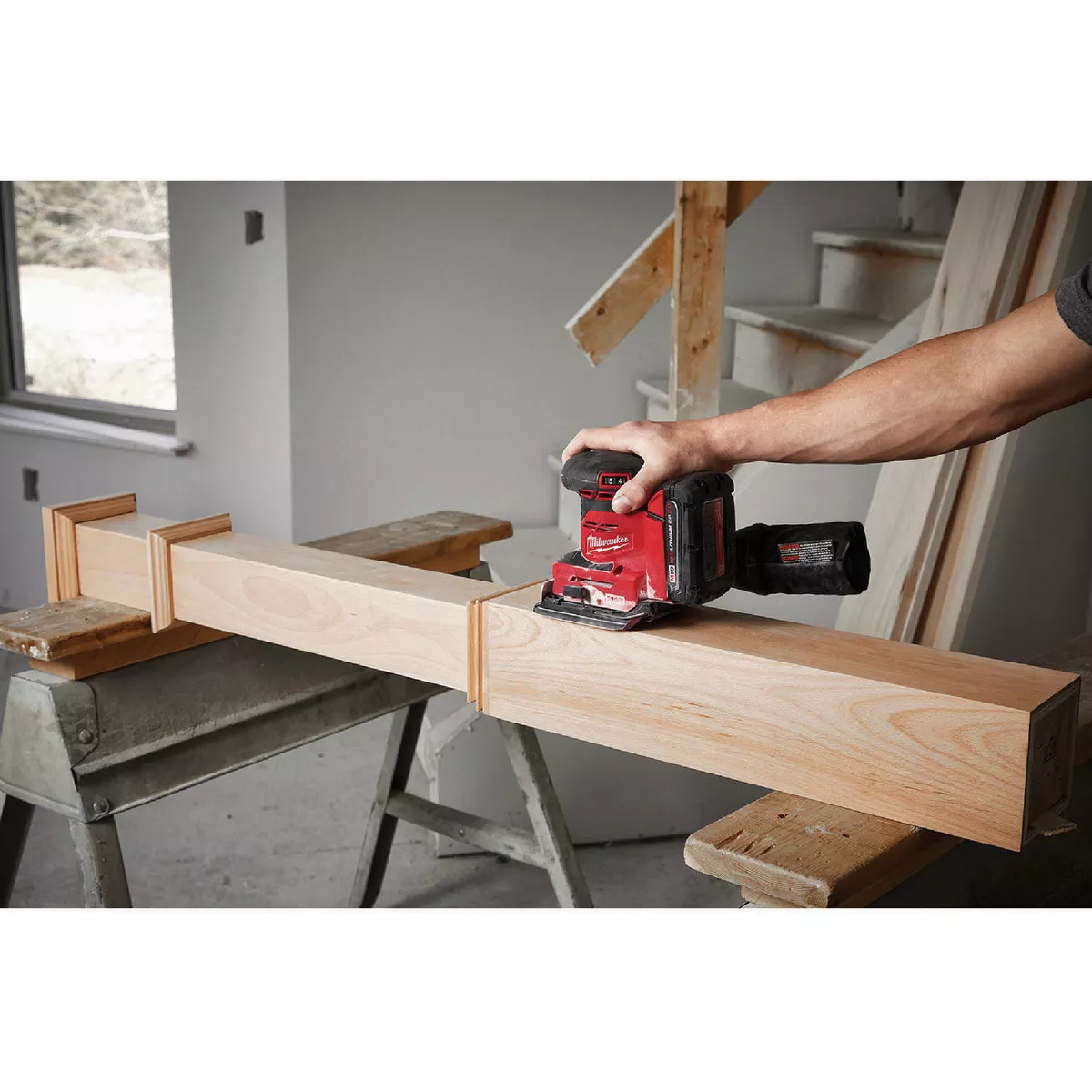 Milwaukee M18 Orbital 1/4 Sheet Variable Speed Cordless Sander (Tool Only) - photo 2