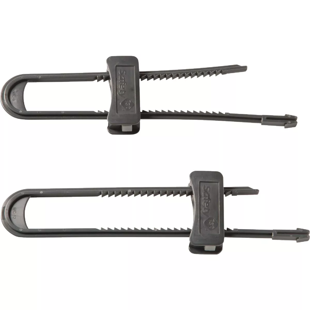 Safety 1st Black Double Door Cabinet Slide Lock (2-Pack)