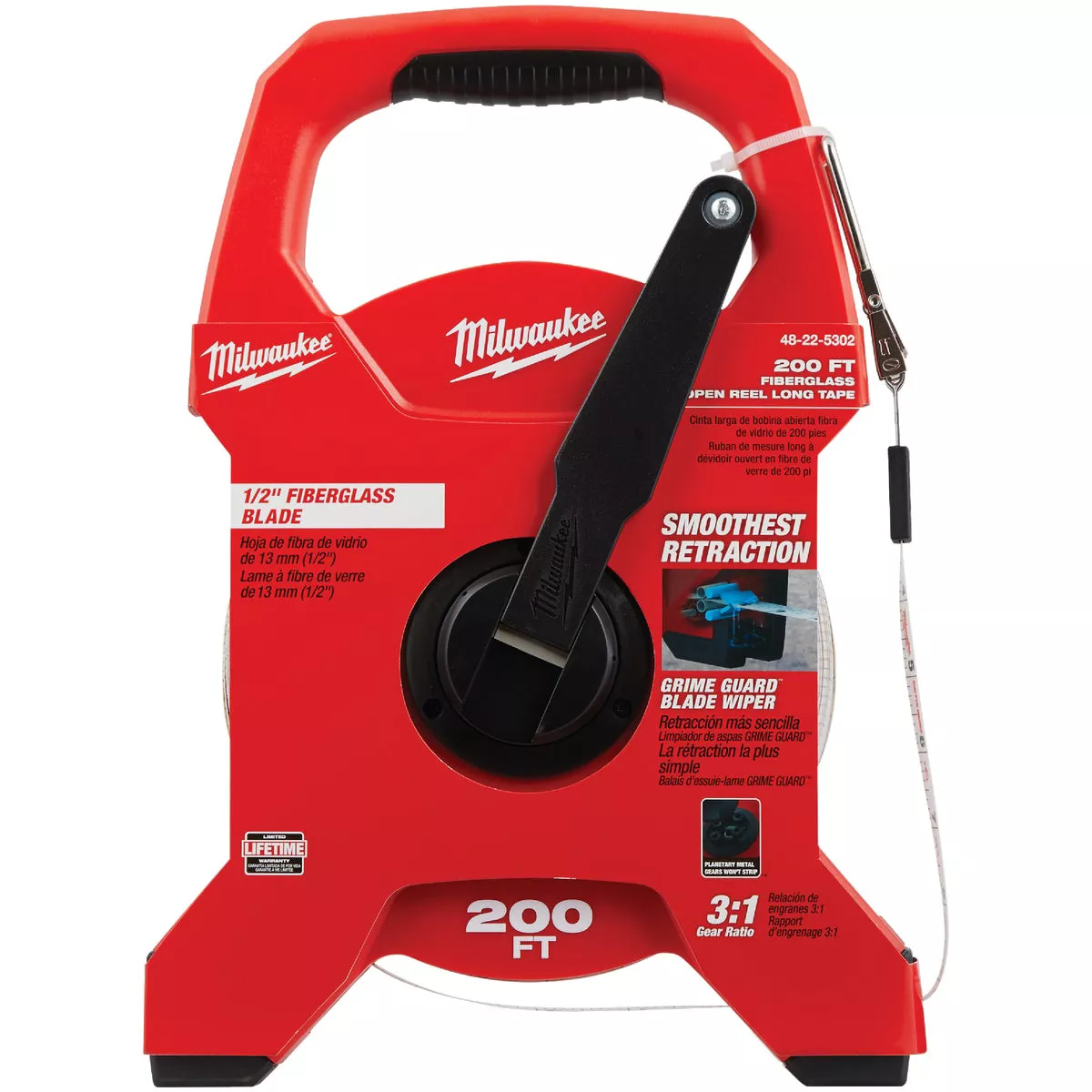 Milwaukee 200 Ft. Fiberglass Open Reel Tape - photo 2