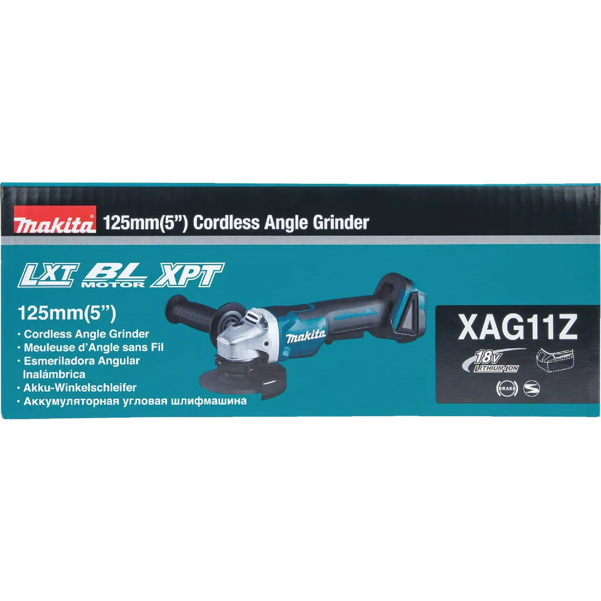 Makita 18 Volt LXT Lithium-Ion 4-1/2 In. - 5 In. Brushless Cordless Paddle Switch Angle Grinder (Tool Only) - photo 8