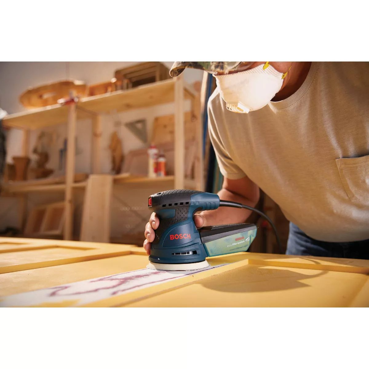 Bosch 5 In. 2.5-Amp Random Orbit Sander/Polisher Kit - photo 5