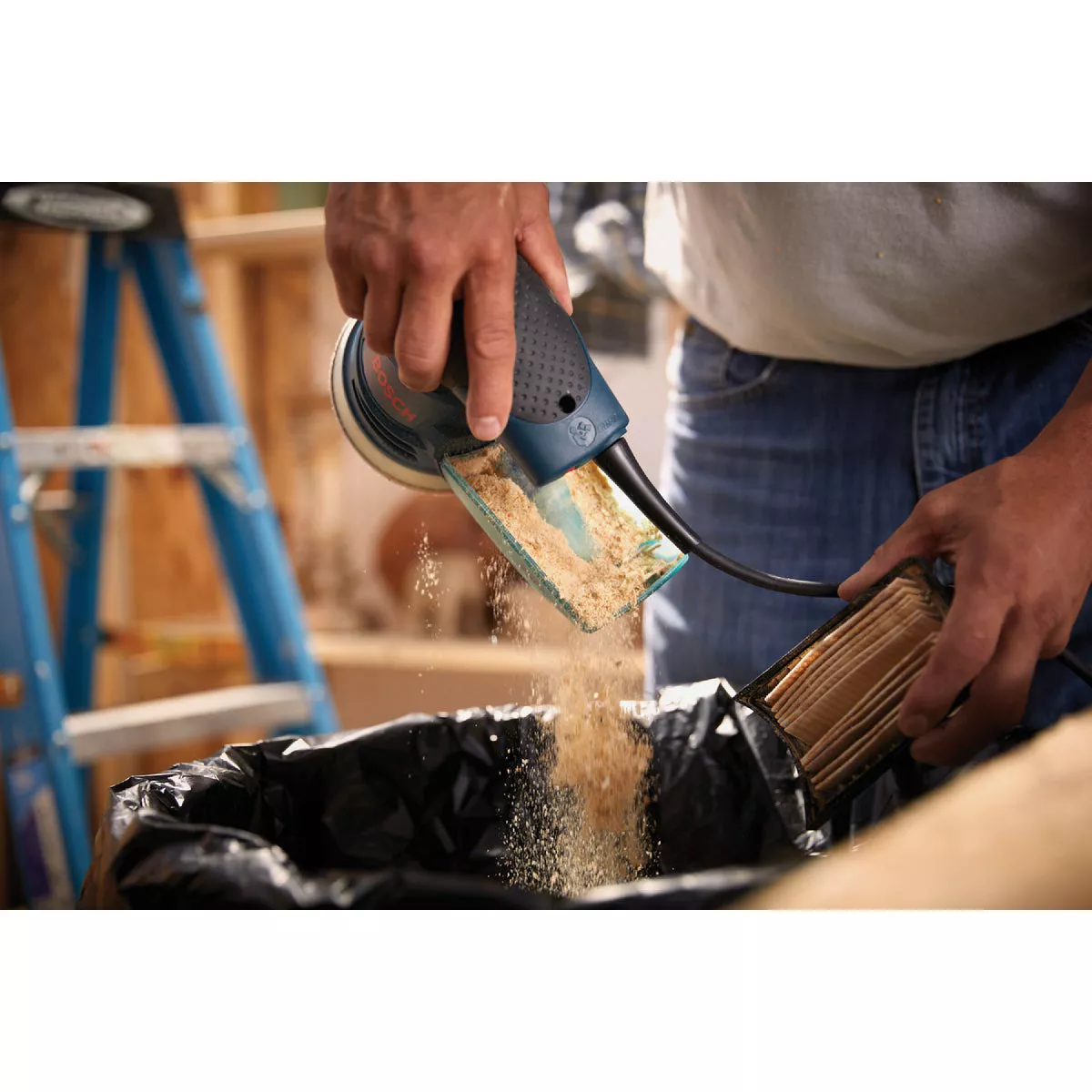 Bosch 5 In. 2.5-Amp Random Orbit Sander/Polisher Kit - photo 2