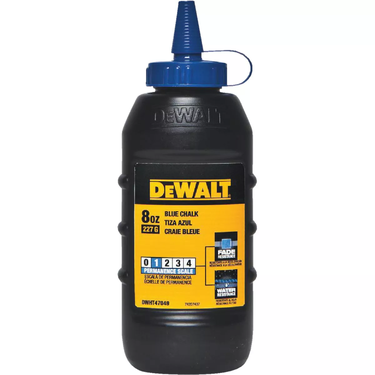 DEWALT 8 Oz. Blue Chalk Line Chalk
