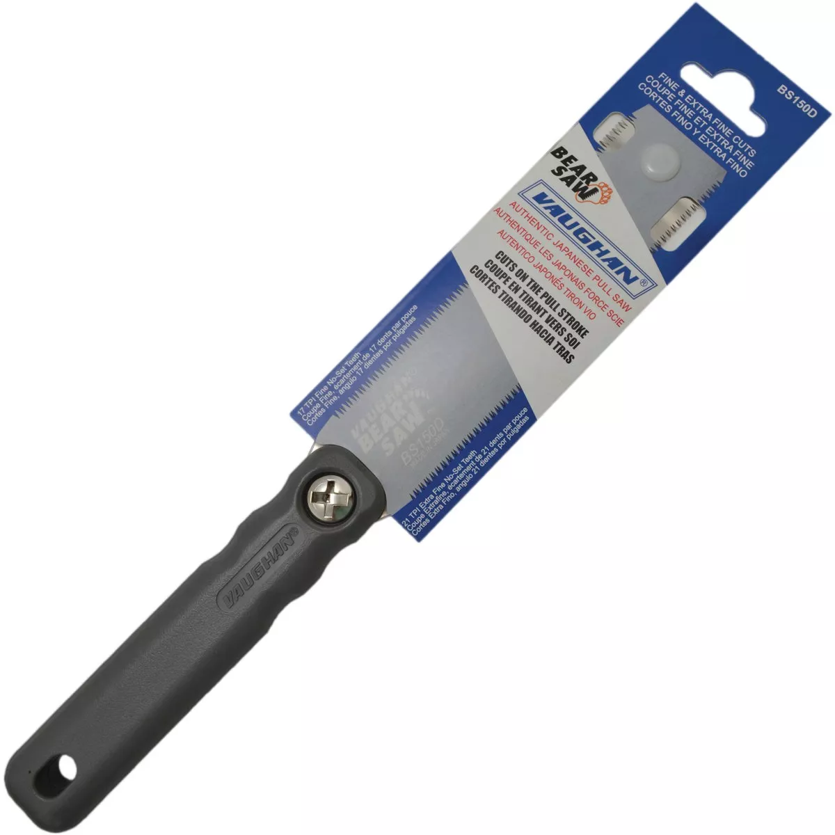 Vaughan 5-1/2 In. 17 & 21 TPI Fine & Extra Fine Cut Mini Double Edge Pull Saw - photo 2