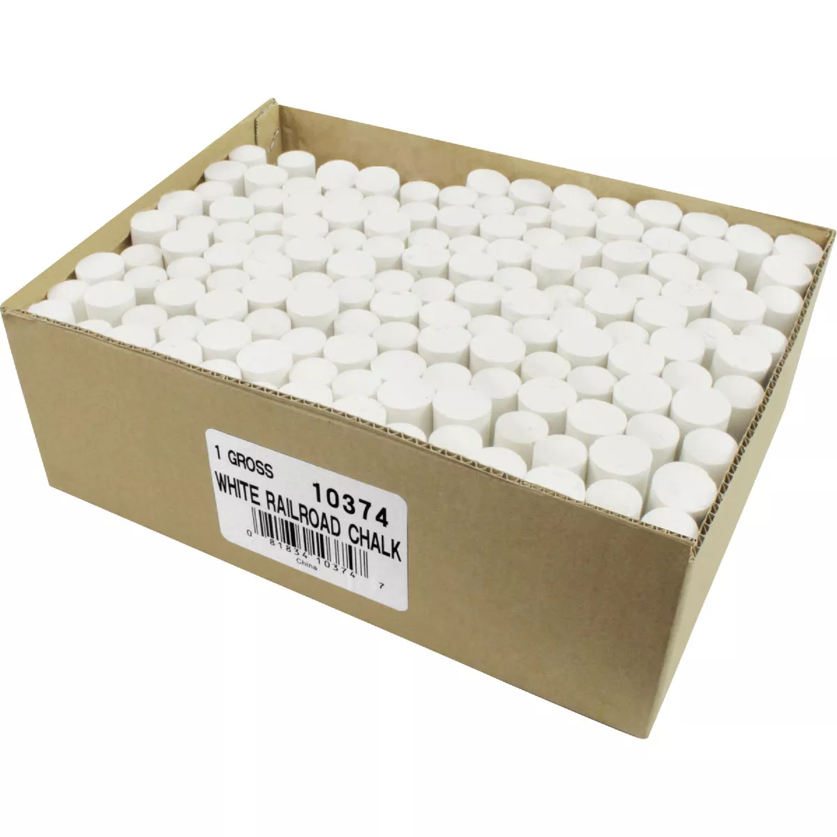 C.H. Hanson White Railroad Chalk (144-Pieces) - photo 2