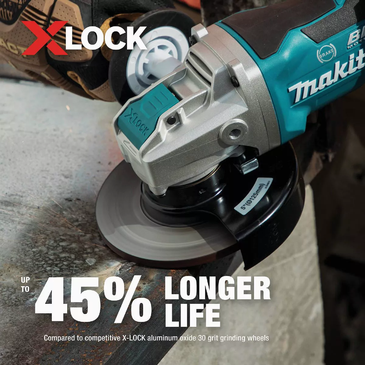 Makita X-LOCK Type 27 4-1/2 In. x 1/4 In. x 7/8 In. Metal/Stainless Grinding Cut-Off Wheel - photo 2