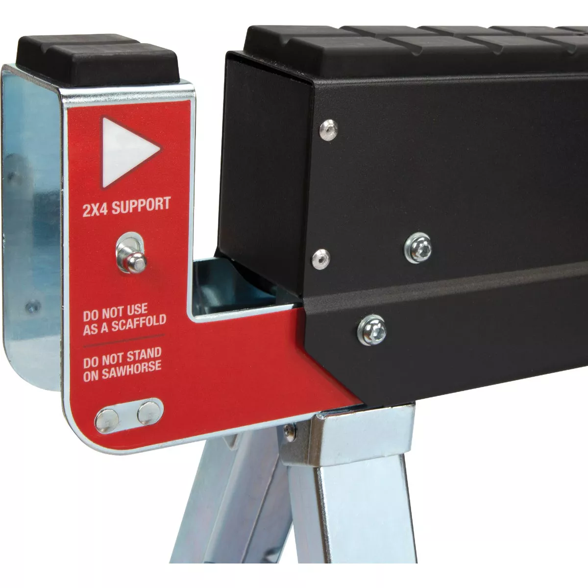 Steelman 42 In. Adjustable Folding Multi-Purpose Sawhorse - photo 2