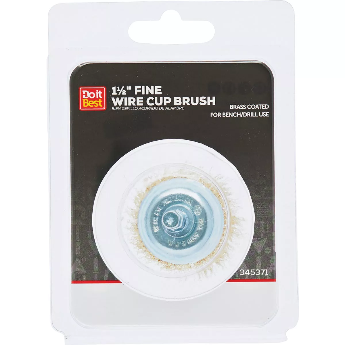 Do it Best 1-1/2 In. Coarse Drill-Mounted Wire Brush