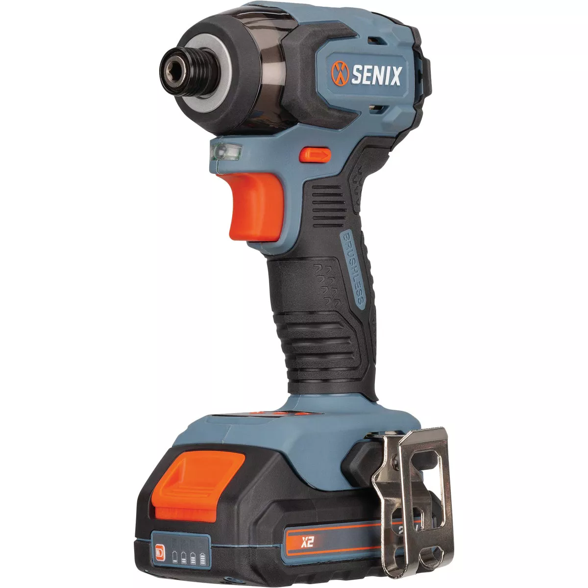 Senix X2 20V Max 2-Tool Cordless Drill/Driver & Impact Driver Combo Kit with (2) 2.0 Ah Batteries & Charger - photo 2
