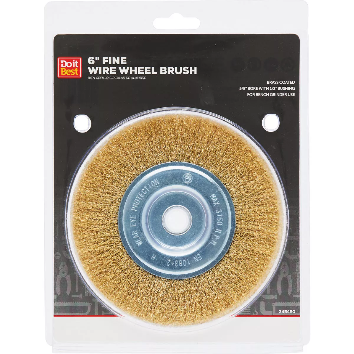 Do it Best 6 In. Fine Bench Grinder Wire Wheel