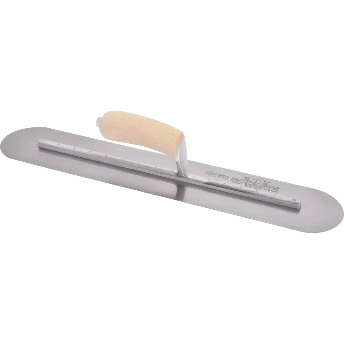 Marshalltown 4 In. x 20 In. High Carbon Steel Fully Rounded Finishing Trowel - photo 2