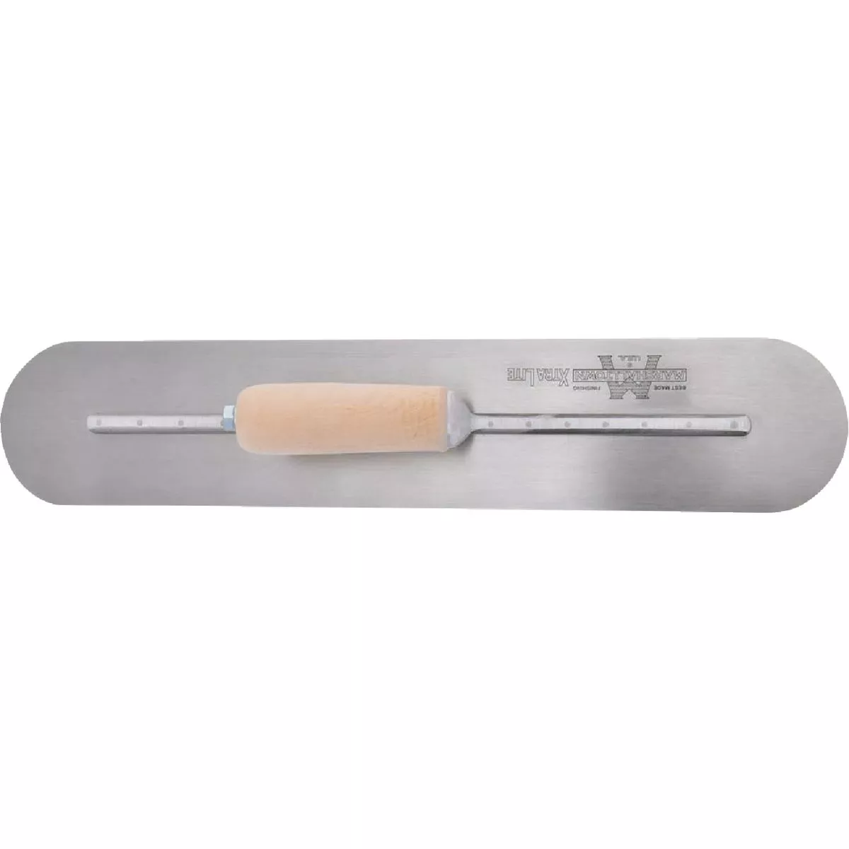 Marshalltown 4 In. x 20 In. High Carbon Steel Fully Rounded Finishing Trowel - photo 3
