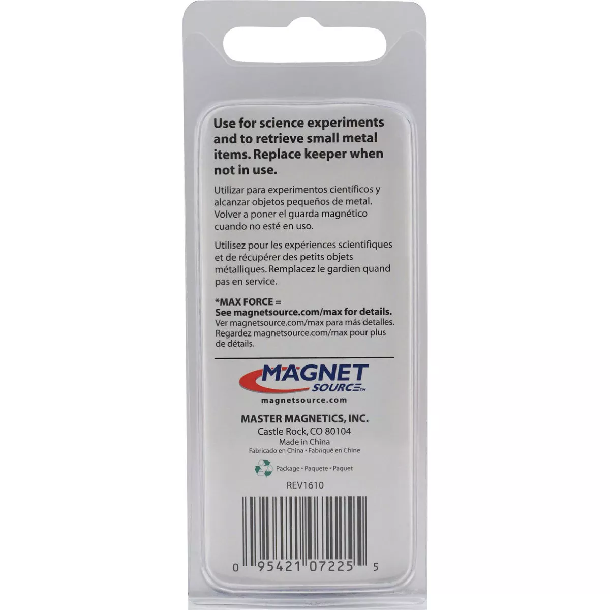 Master Magnetics 3 Lb. Horseshoe Alnico Power Magnet - photo 3